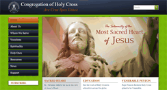 Desktop Screenshot of holycrosscongregation.org